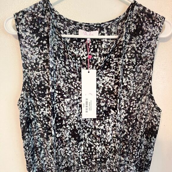 PARKER Floral Flowy High Low Hem Sleeveless Maxi Dress in Filaree Color .Size L - Picture 7 of 16